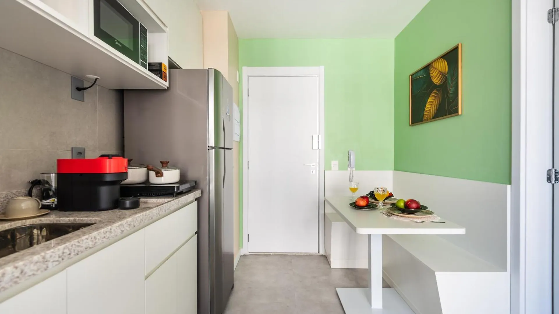 סאו פאולו Campo Belo, Wi-Fi 600Mb, Queen Bed, Piscina