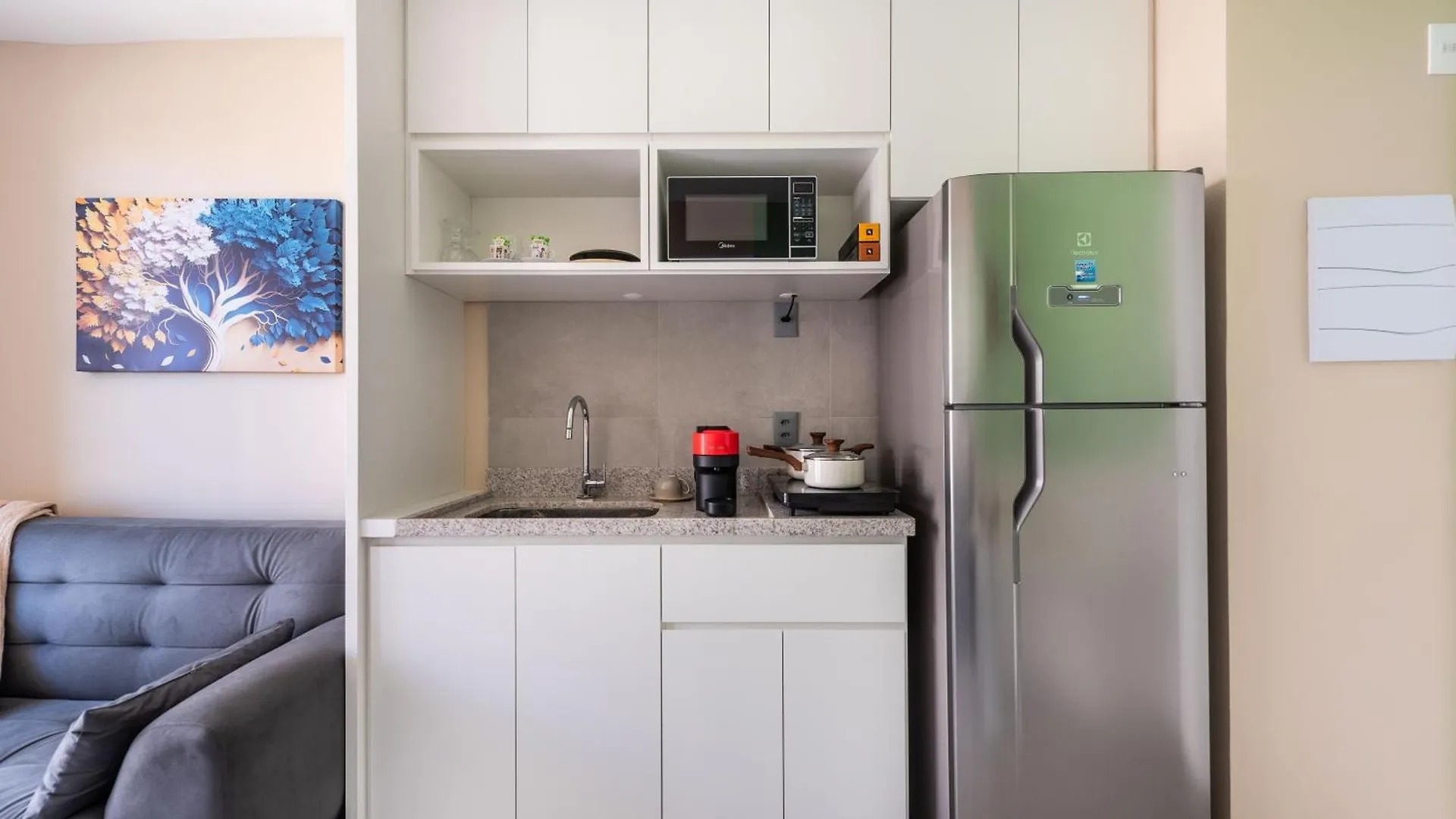 סאו פאולו Campo Belo, Wi-Fi 600Mb, Queen Bed, Piscina דירה סאו פאולו